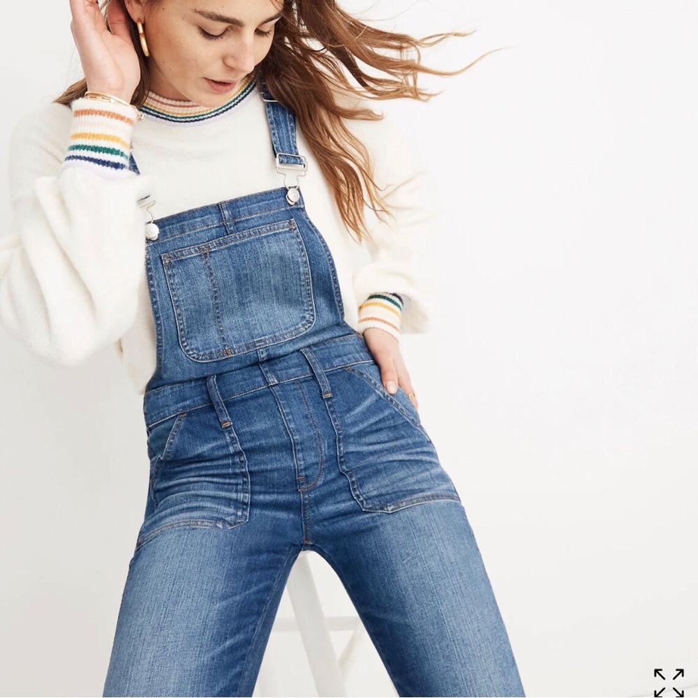 Madewell Skinny Jean Overalls , Jansing Wash Small